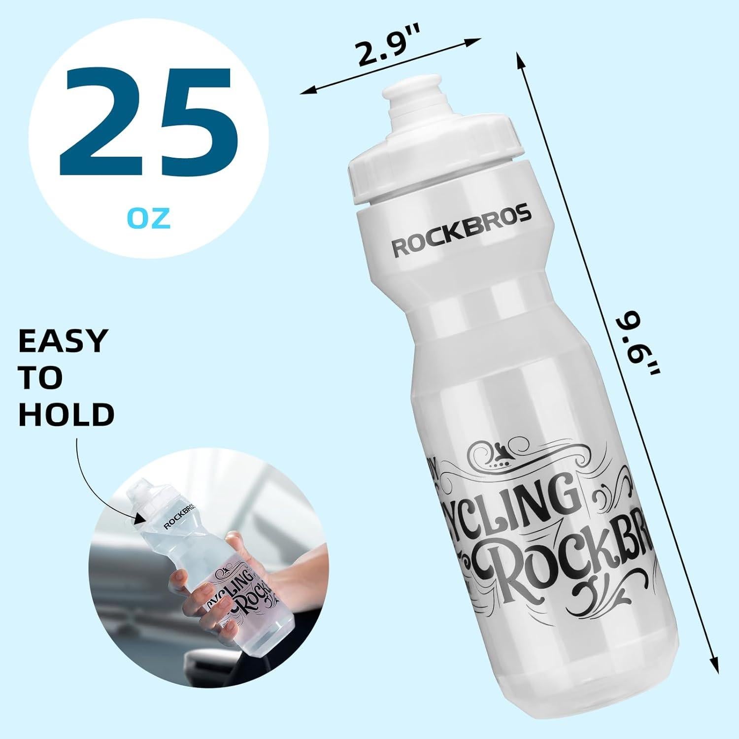 Botella de Agua para Ciclismo ROCKBROS 24.3oz A Prueba de Fugas