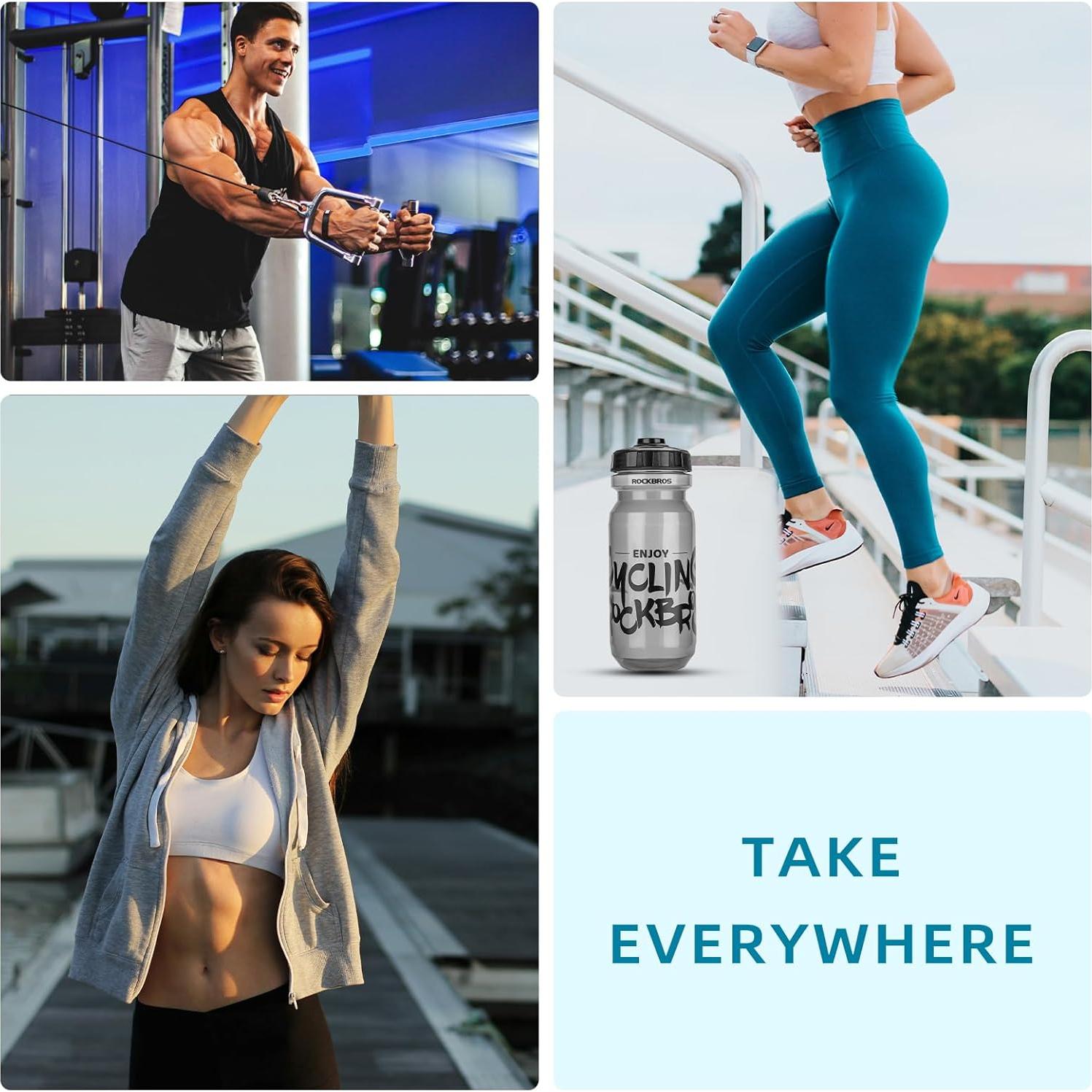 Botella de Agua para Ciclismo ROCKBROS 24.3oz A Prueba de Fugas