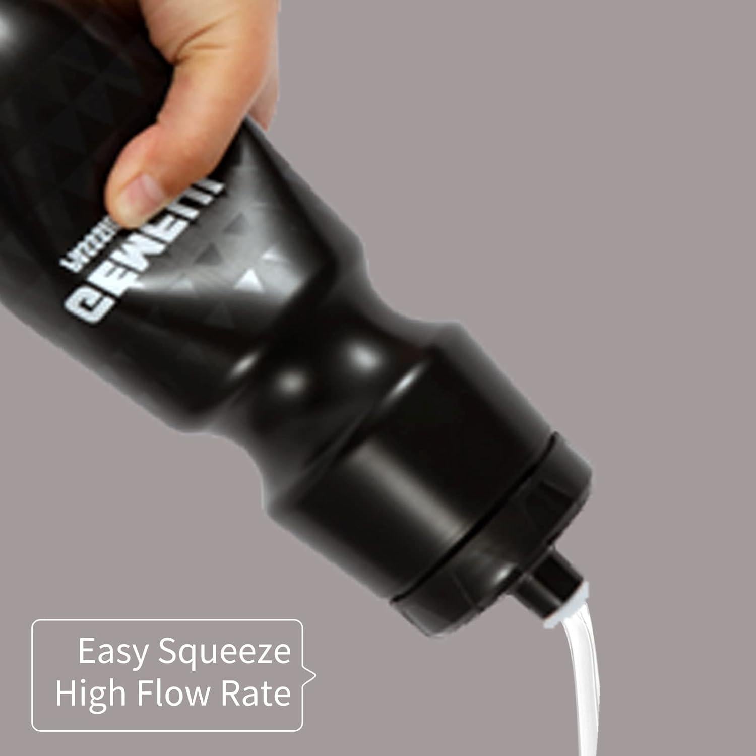 Botella de Agua GEMFUL 750ml para Ciclismo con Soporte