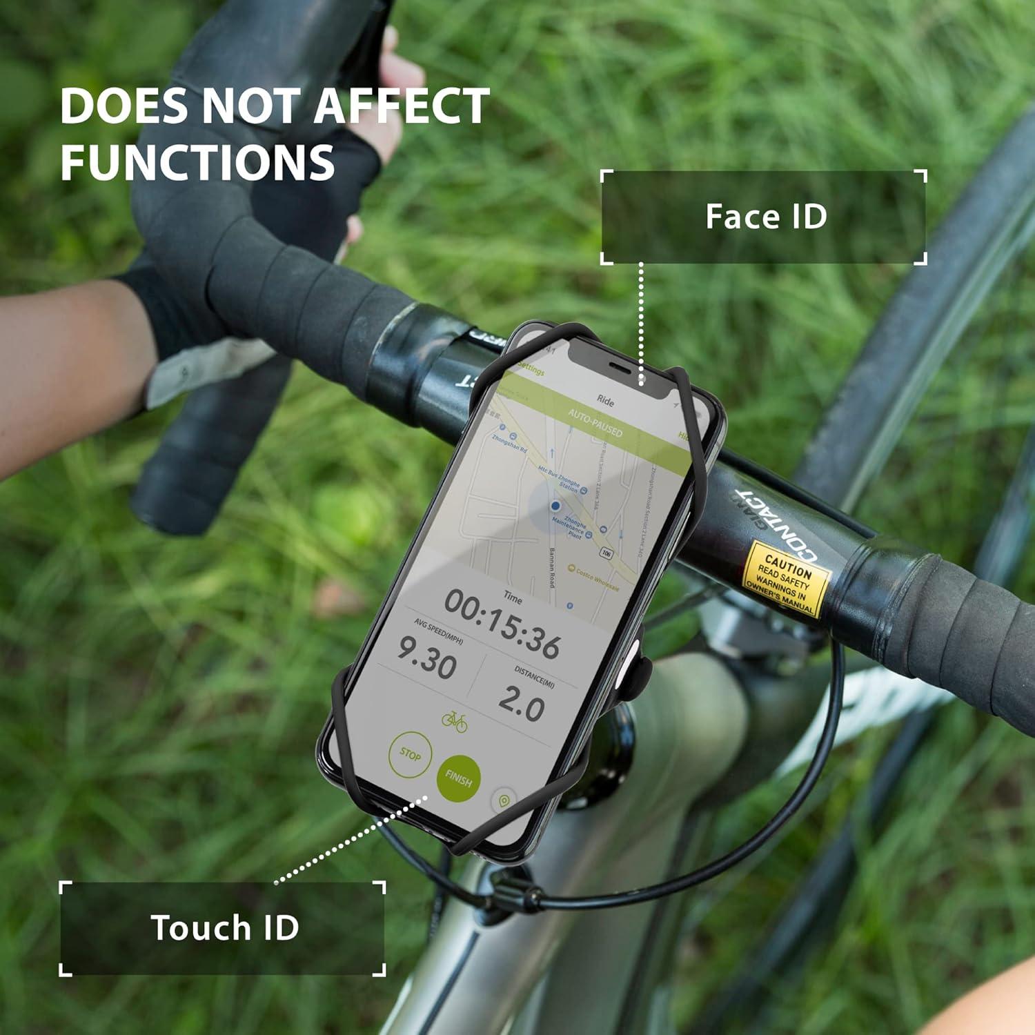 Soporte para Teléfono de Bicicleta Bone Bike Tie Pro 3 Negro