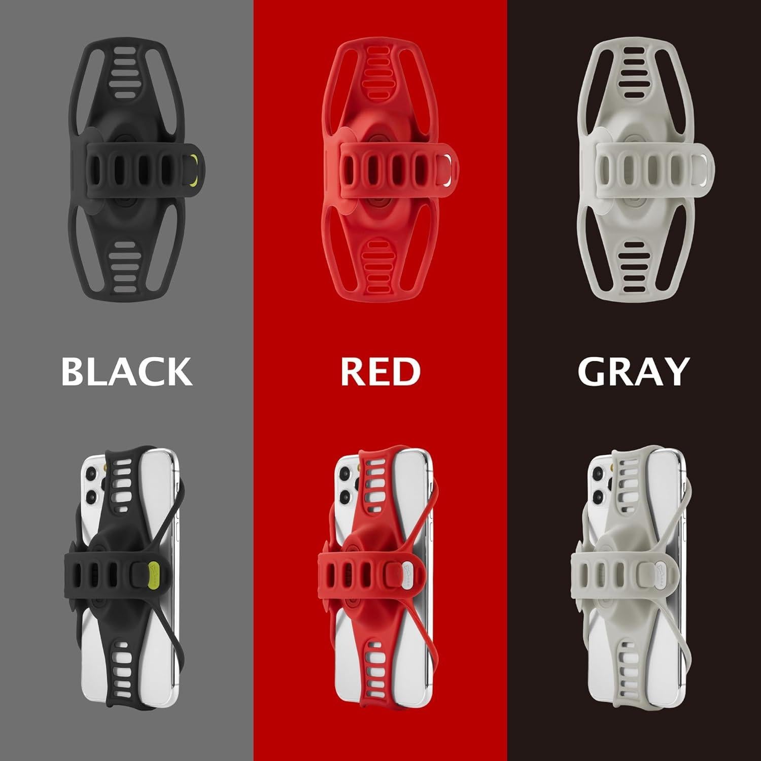 Soporte para Teléfono de Bicicleta Bone Bike Tie Pro 3 Negro