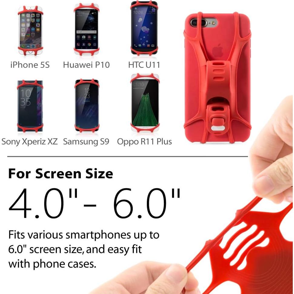 Soporte para Teléfono de Bicicleta Bone Bike Tie Pro 1 - Azul