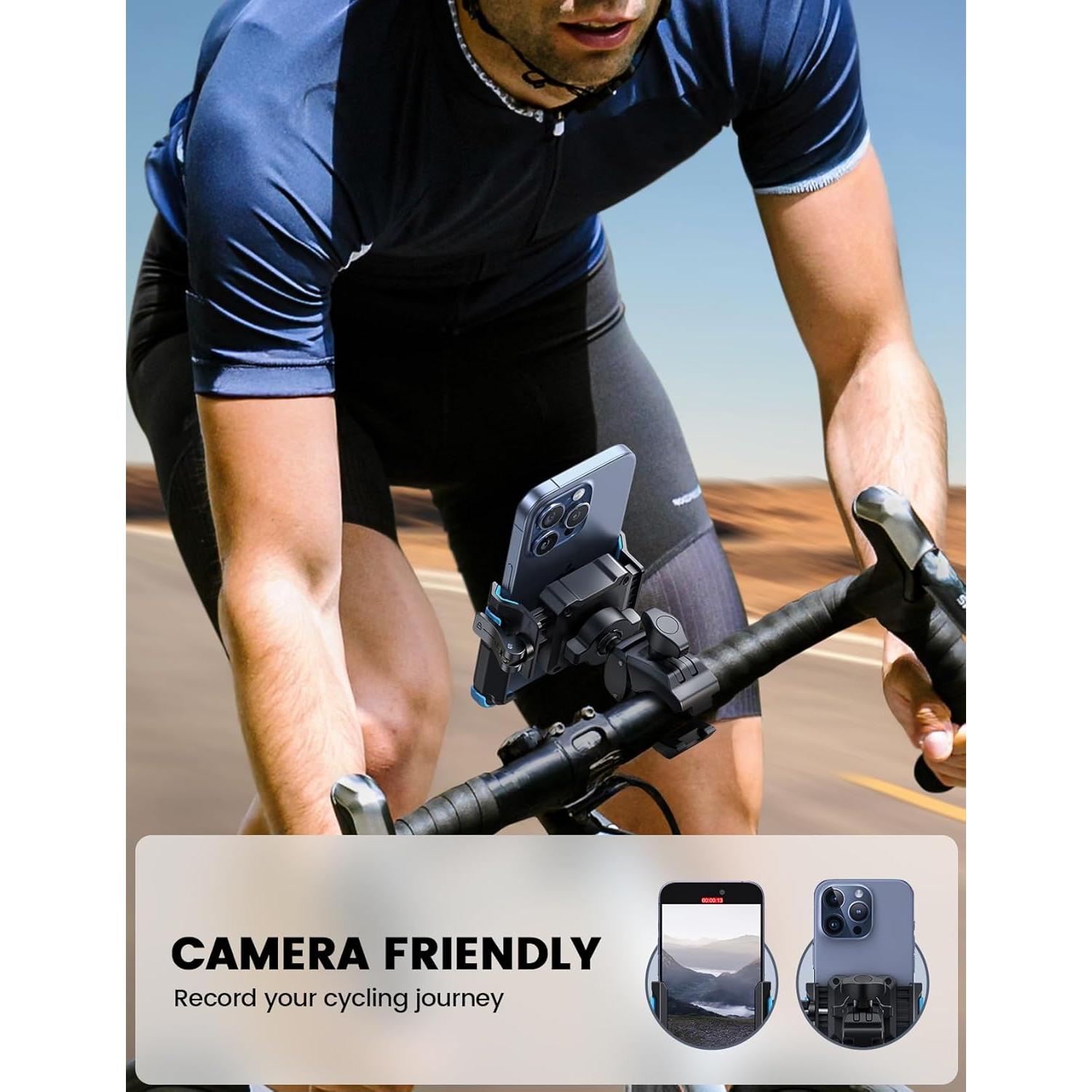 Soporte para Teléfono de Motocicleta Lamicall BP12 - Ajustable 12-18 cm