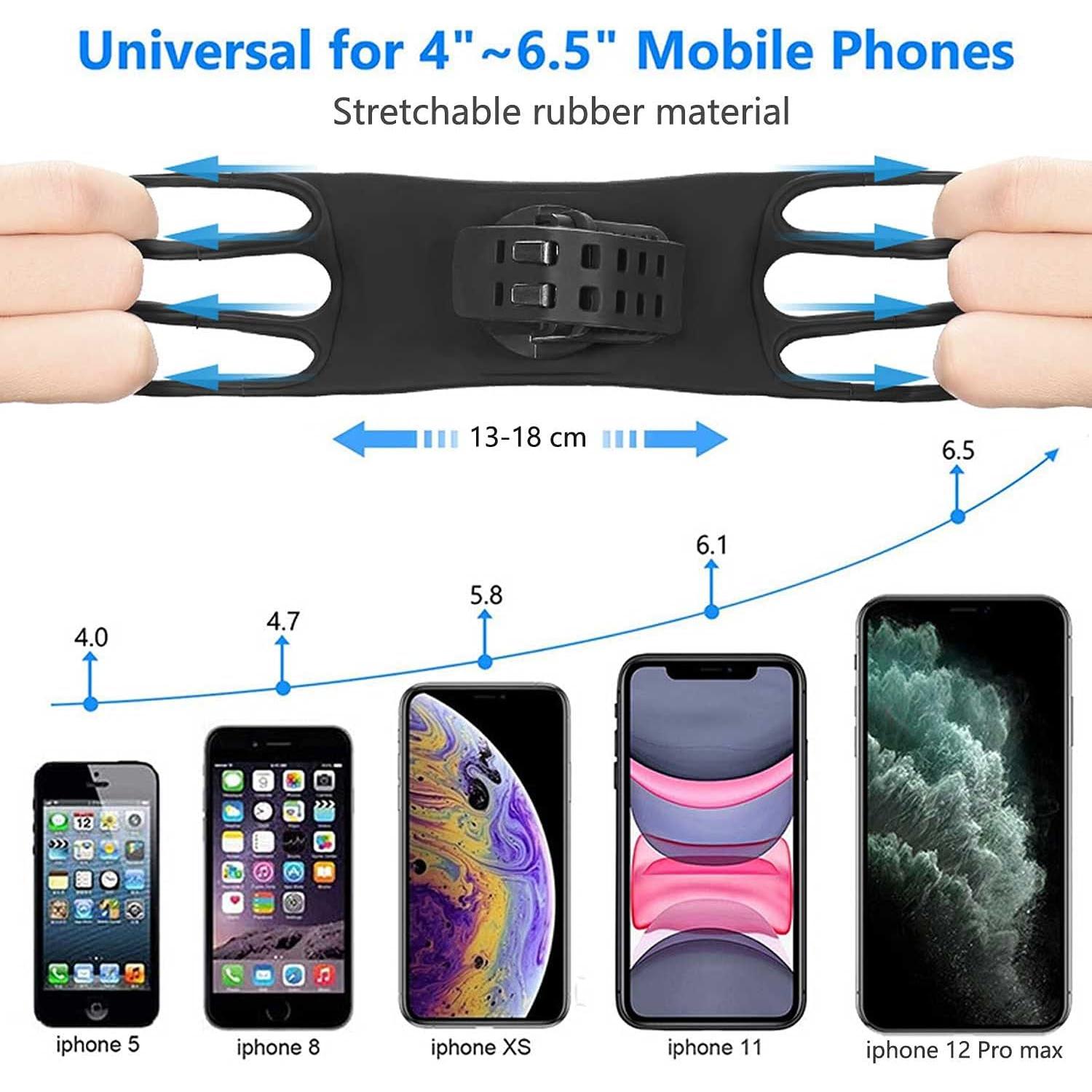 Soporte para Teléfono de Bicicleta Beisite - 2 Paquetes, Silicona 360°