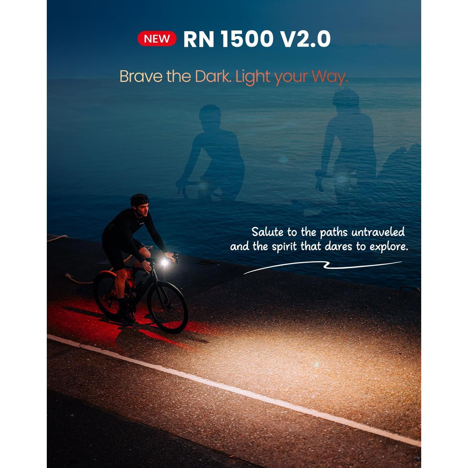 Luz de Bicicleta Magicshine RN1500 V2.0 1500 Lúmenes USB-C IPX7