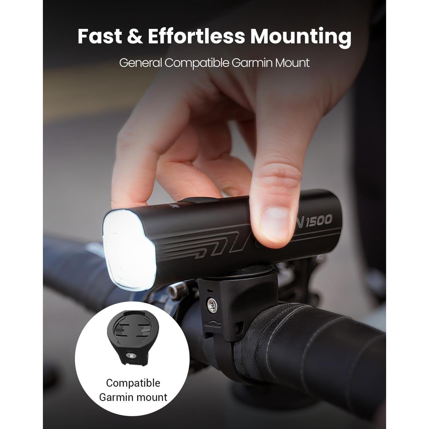 Luz de Bicicleta Magicshine RN1500 V2.0 1500 Lúmenes USB-C IPX7