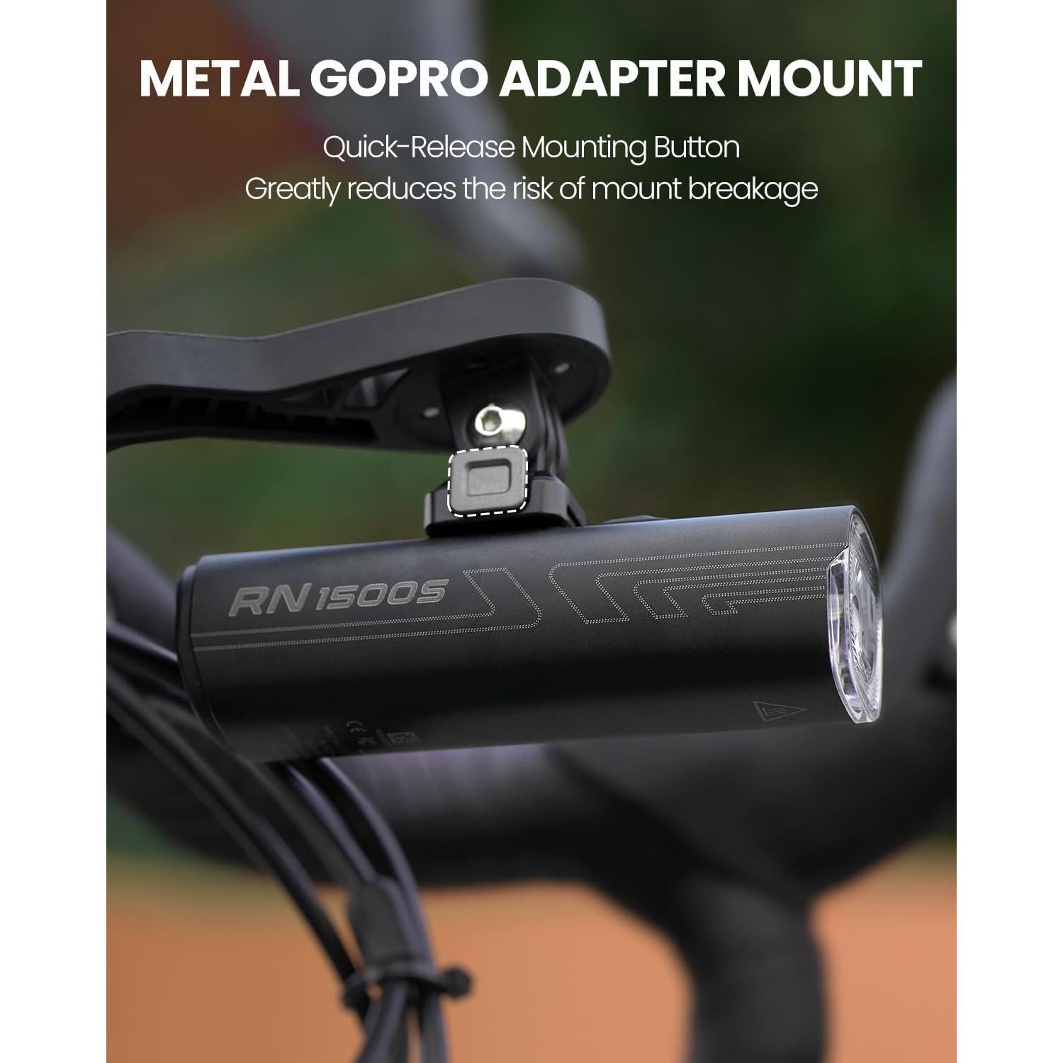 Luz de Bicicleta Magicshine RN 1500S, 1500 Lúmenes, USB-C