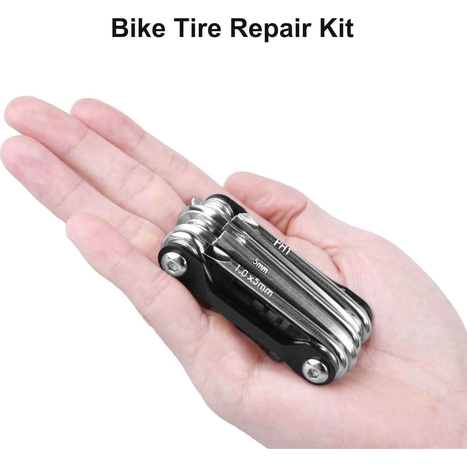 Multiherramienta para Bicicleta NIPNSCI - 12 Funciones, Acero