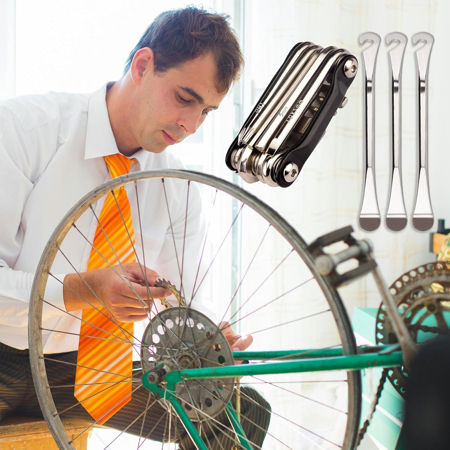 Multiherramienta de Bicicleta NIPNSCI 12 en 1 con Palancas