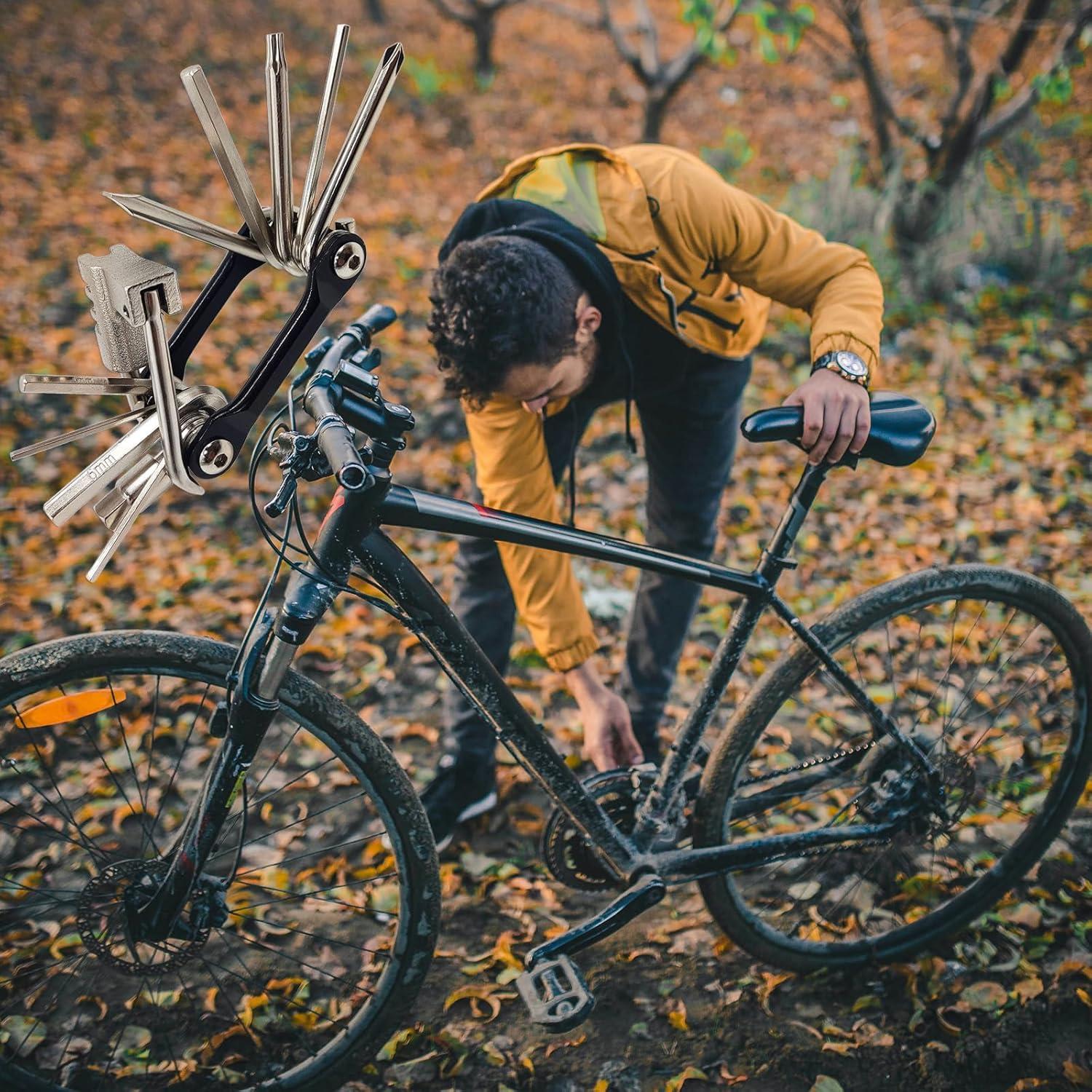 Multiherramienta de Bicicleta NIPNSCI 12 en 1 con Palancas