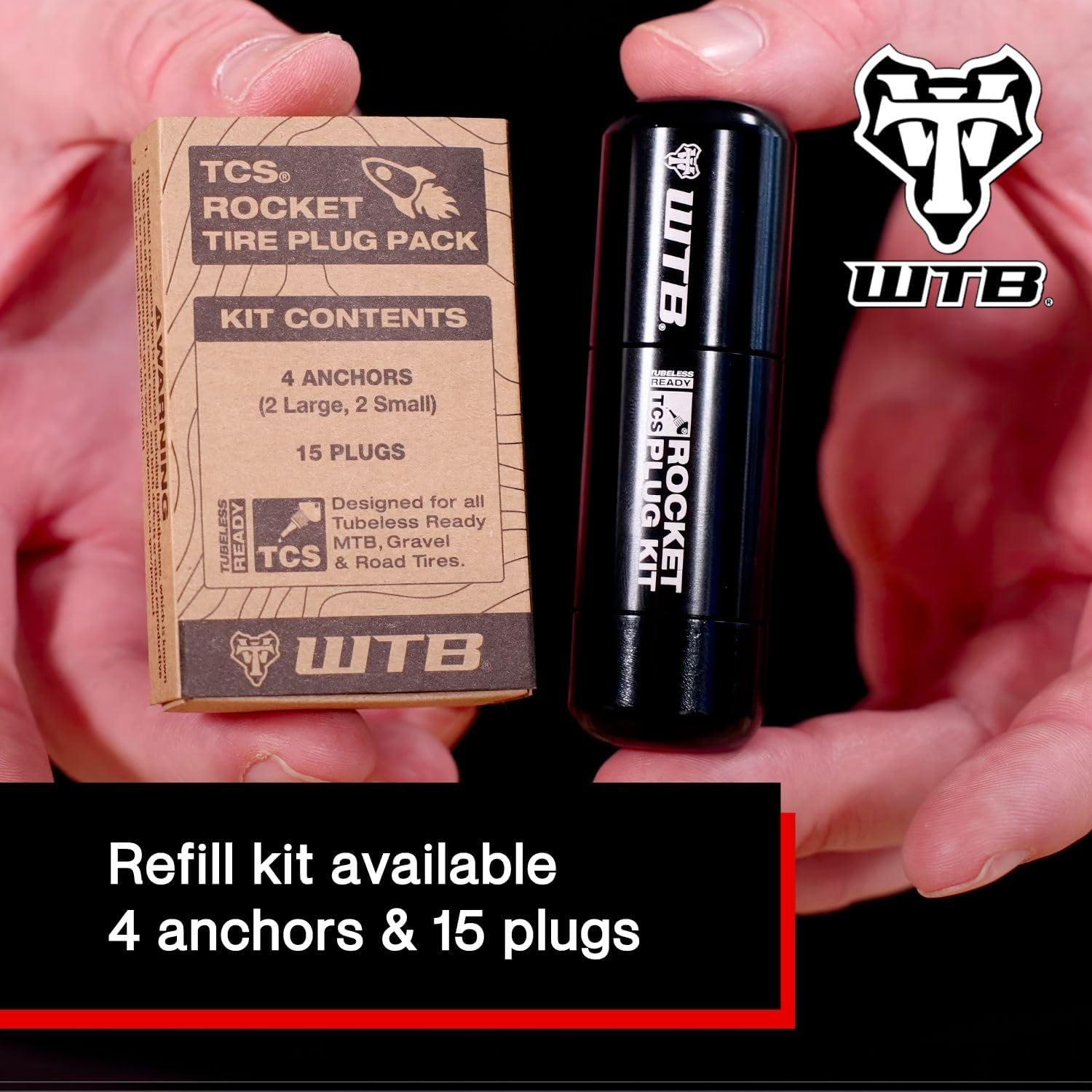 Kit de Tapones para Neumáticos WTB TCS Rocket - 15 Tapones y 4 Anclajes