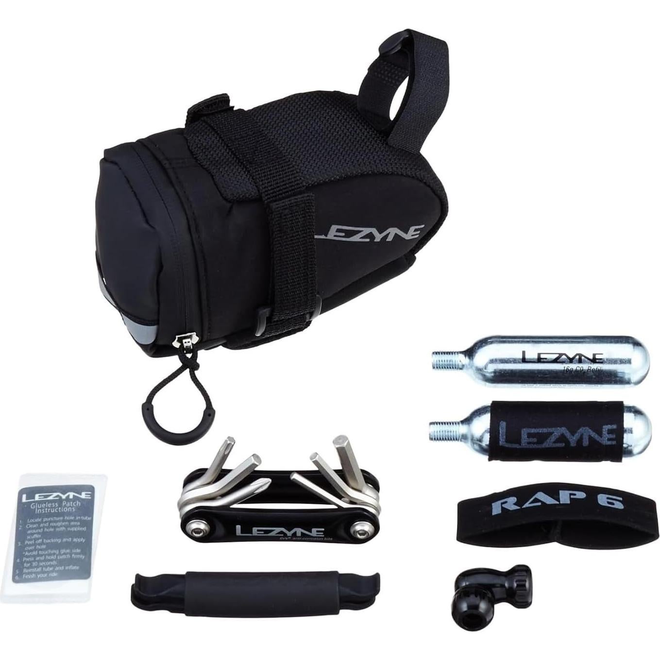 Kit de Reparación de Bicicleta LEZYNE M-Caddy CO2 Compacto