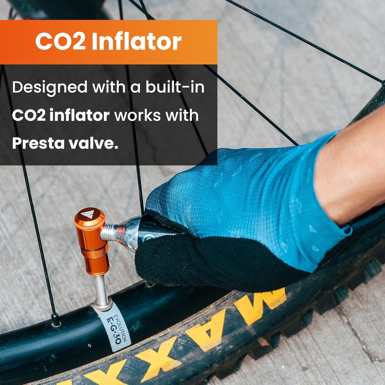 Kit de Reparación de Neumáticos Granite Suture Aero con Inflador CO2