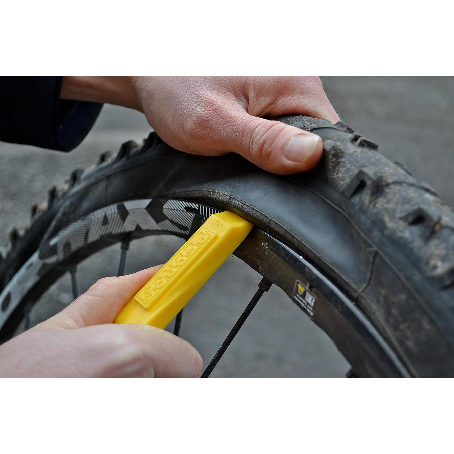 Palanca de Neumático para Bicicleta Pedro's Amarilla - Par