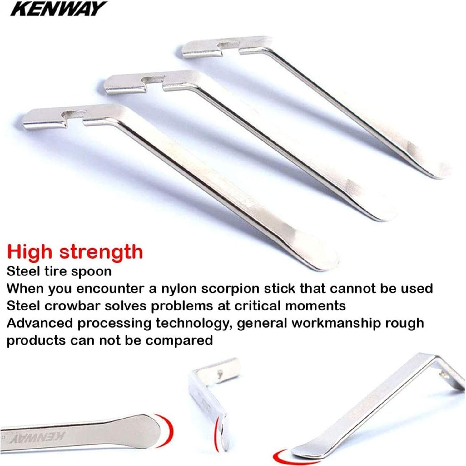 Juego de 3 Palancas de Neumático TuoTu Acero Inoxidable