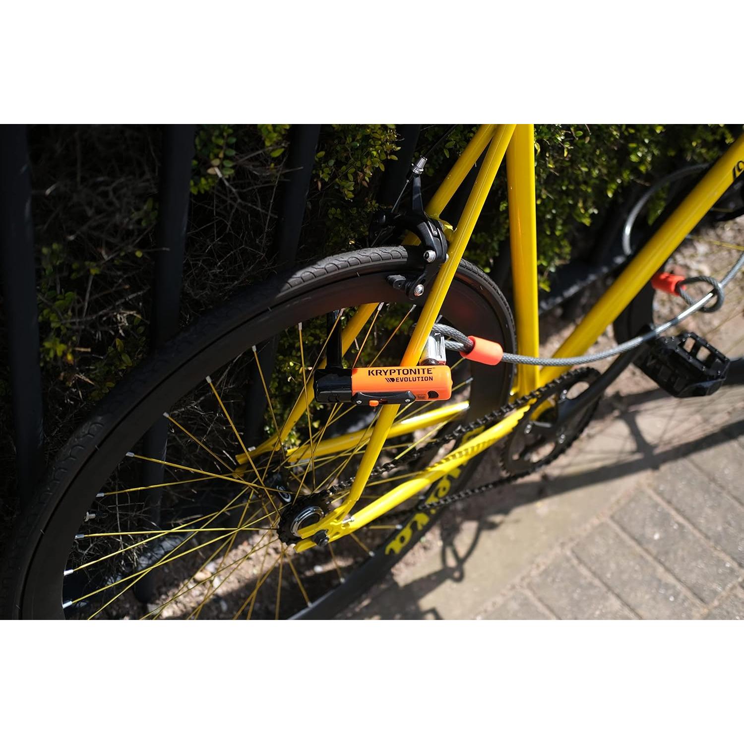 Candado U-Lock Kryptonite Evolución Estándar 10.16x22.86cm Negro