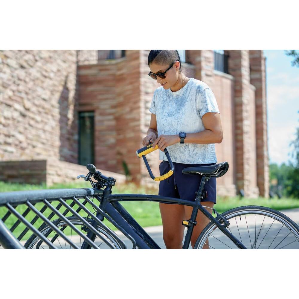 Candado U OnGuard Pitbull DT con Cable 1.2m Negro