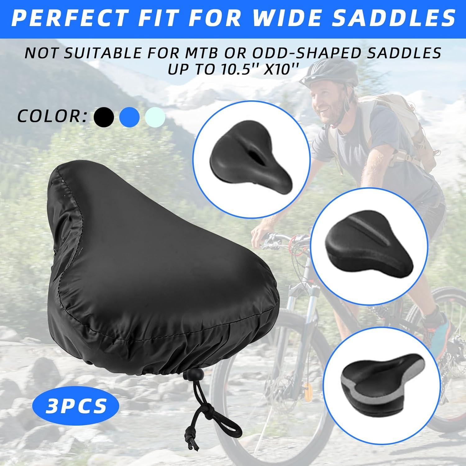 Cubierta de Asiento de Bicicleta Impermeable 3PCS ECNHIVE