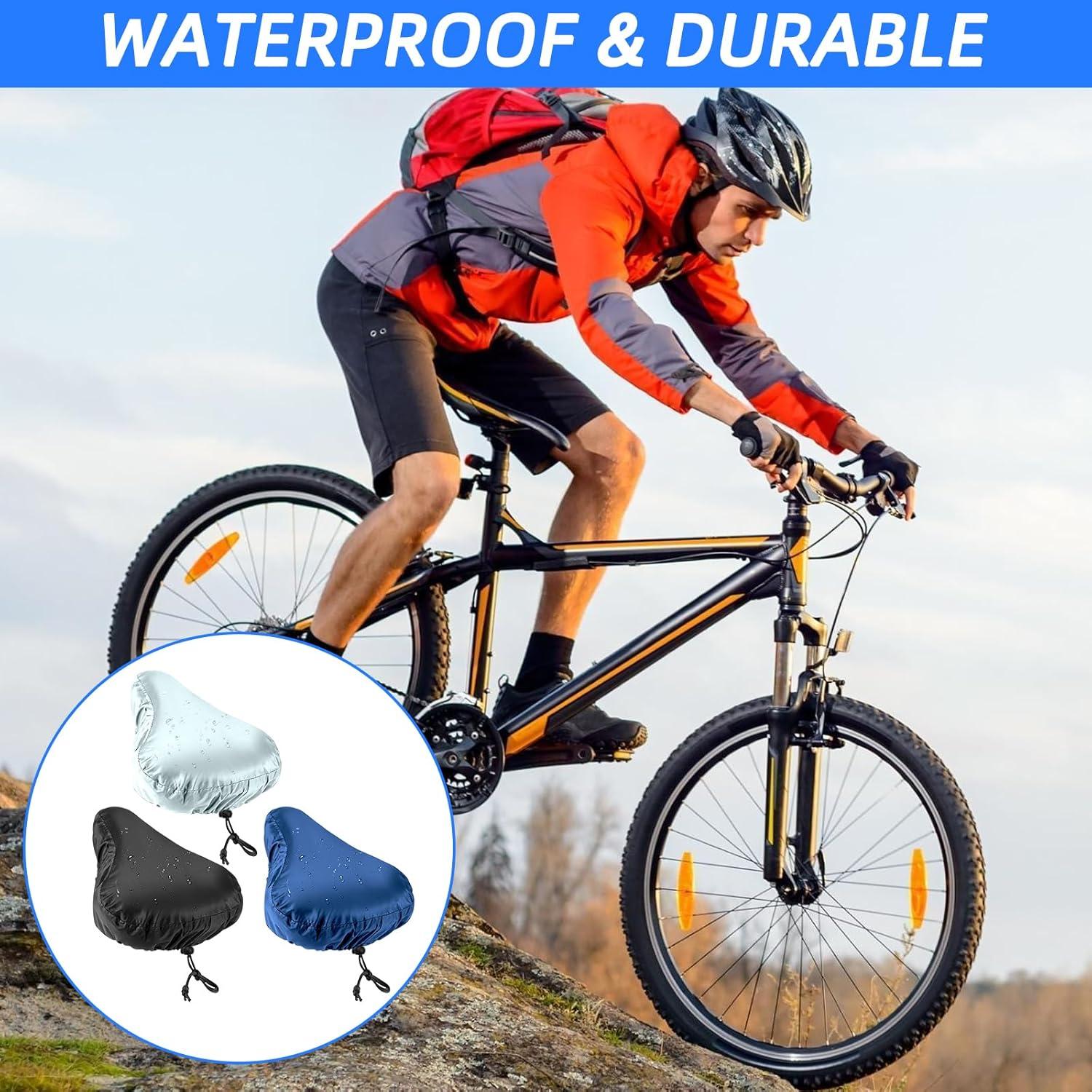 Cubierta de Asiento de Bicicleta Impermeable 3PCS ECNHIVE