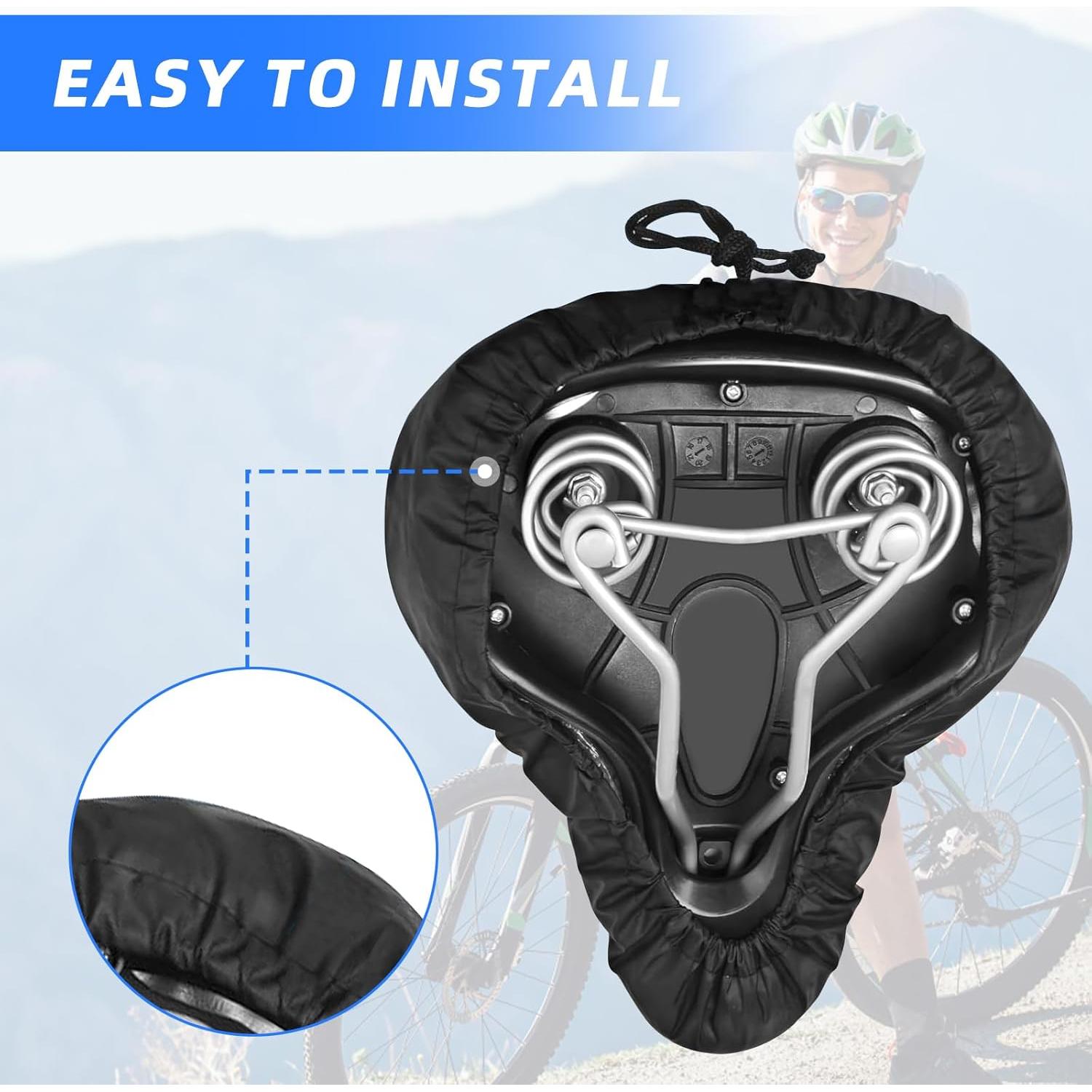 Cubierta de Asiento de Bicicleta Impermeable 3PCS ECNHIVE