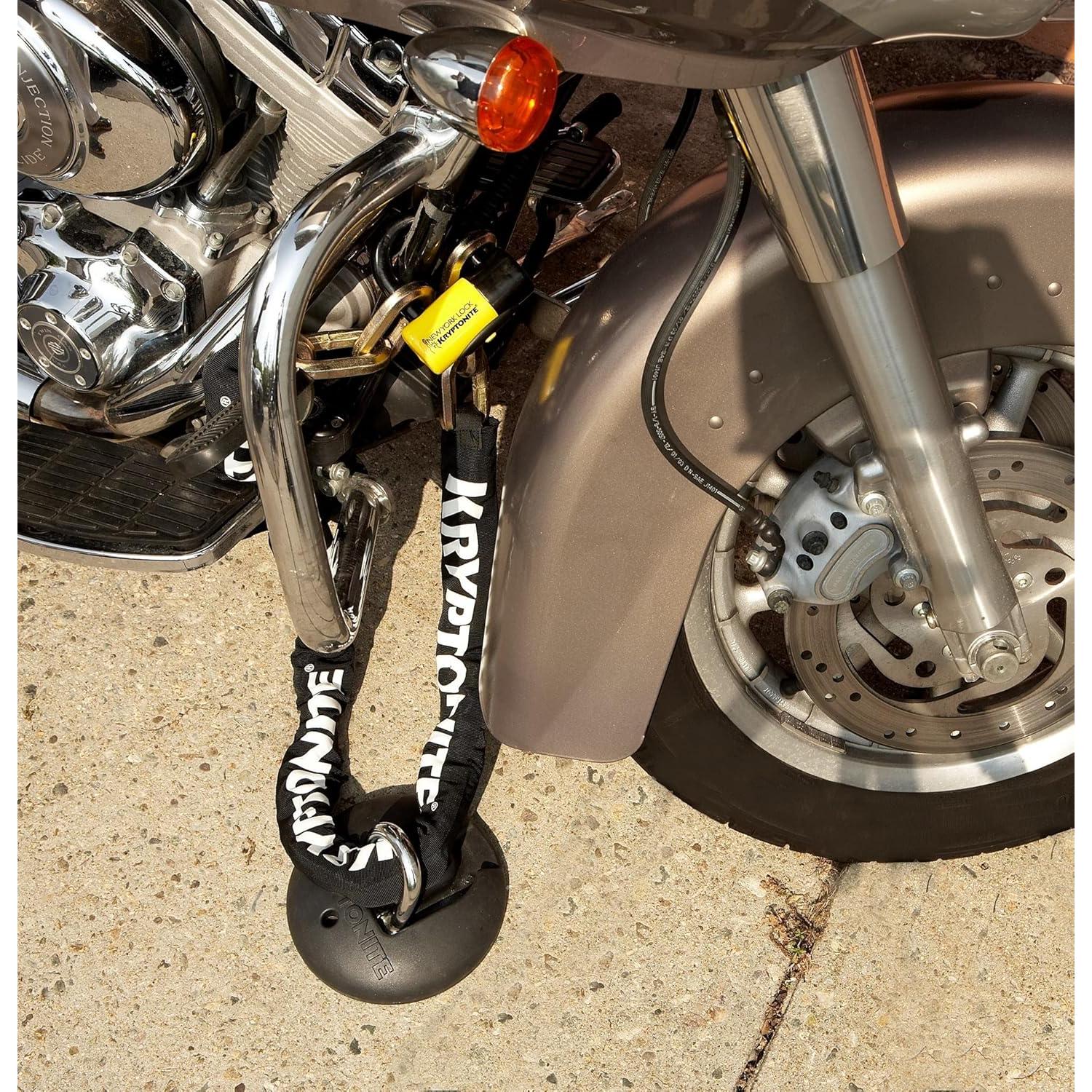 Cadena Kryptonite 1415 y Cerradura Disco Alta Seguridad