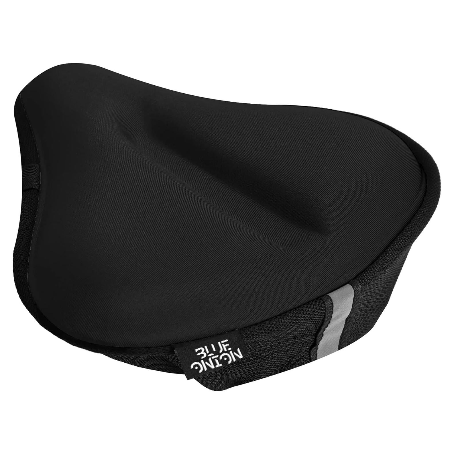 Cubierta de Asiento de Bicicleta de Gel Blue Onion Negra