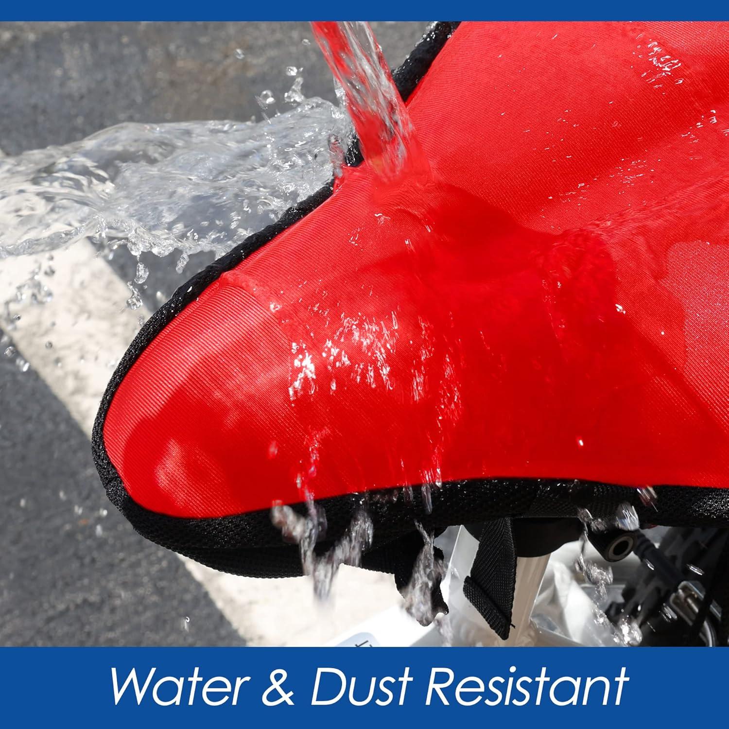 Cubierta de Asiento de Bicicleta de Gel Blue Onion Negra