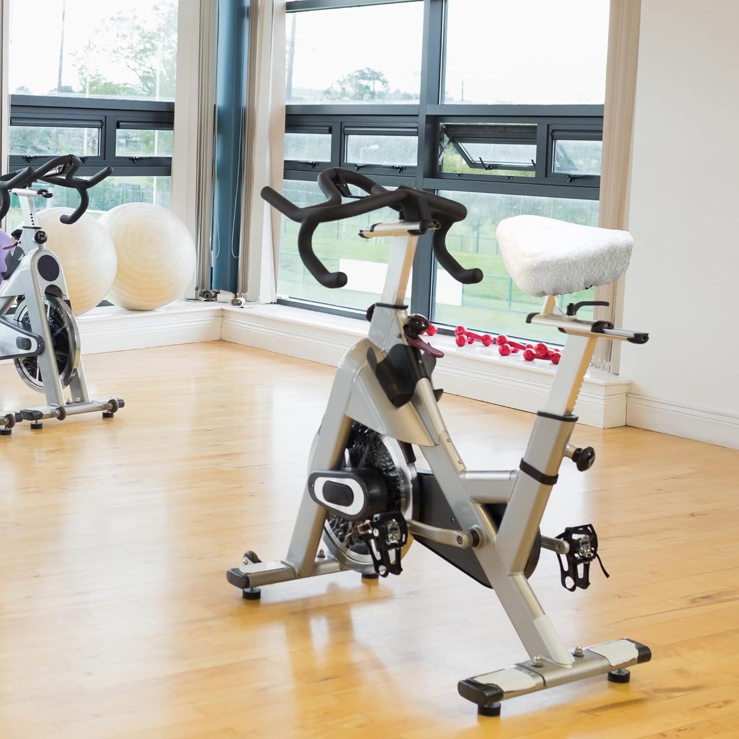 Cubierta de Asiento de Bicicleta Feekoon Blanca con Almohadilla