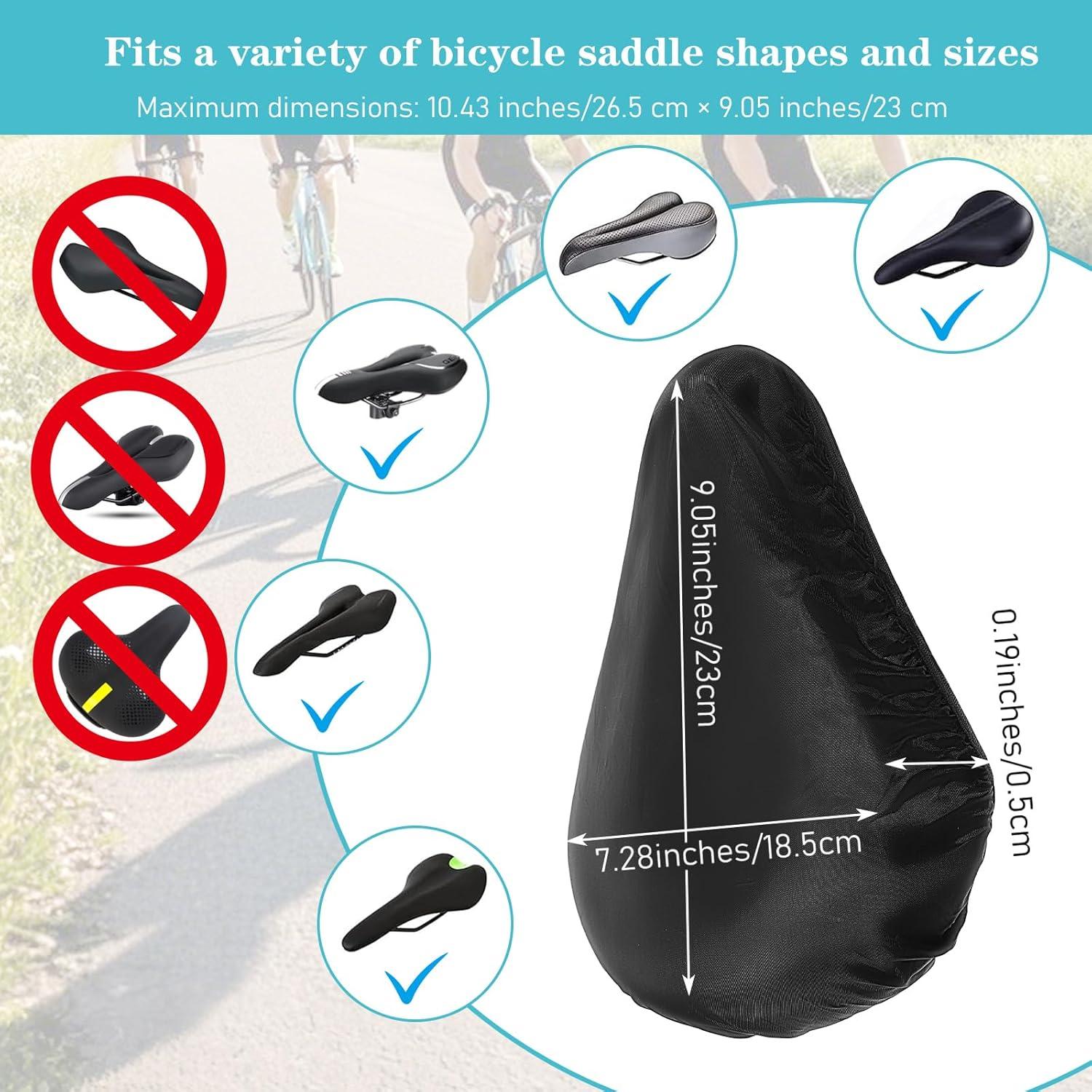 Cubiertas de Asiento de Bicicleta Yolev 2 Pcs Impermeables