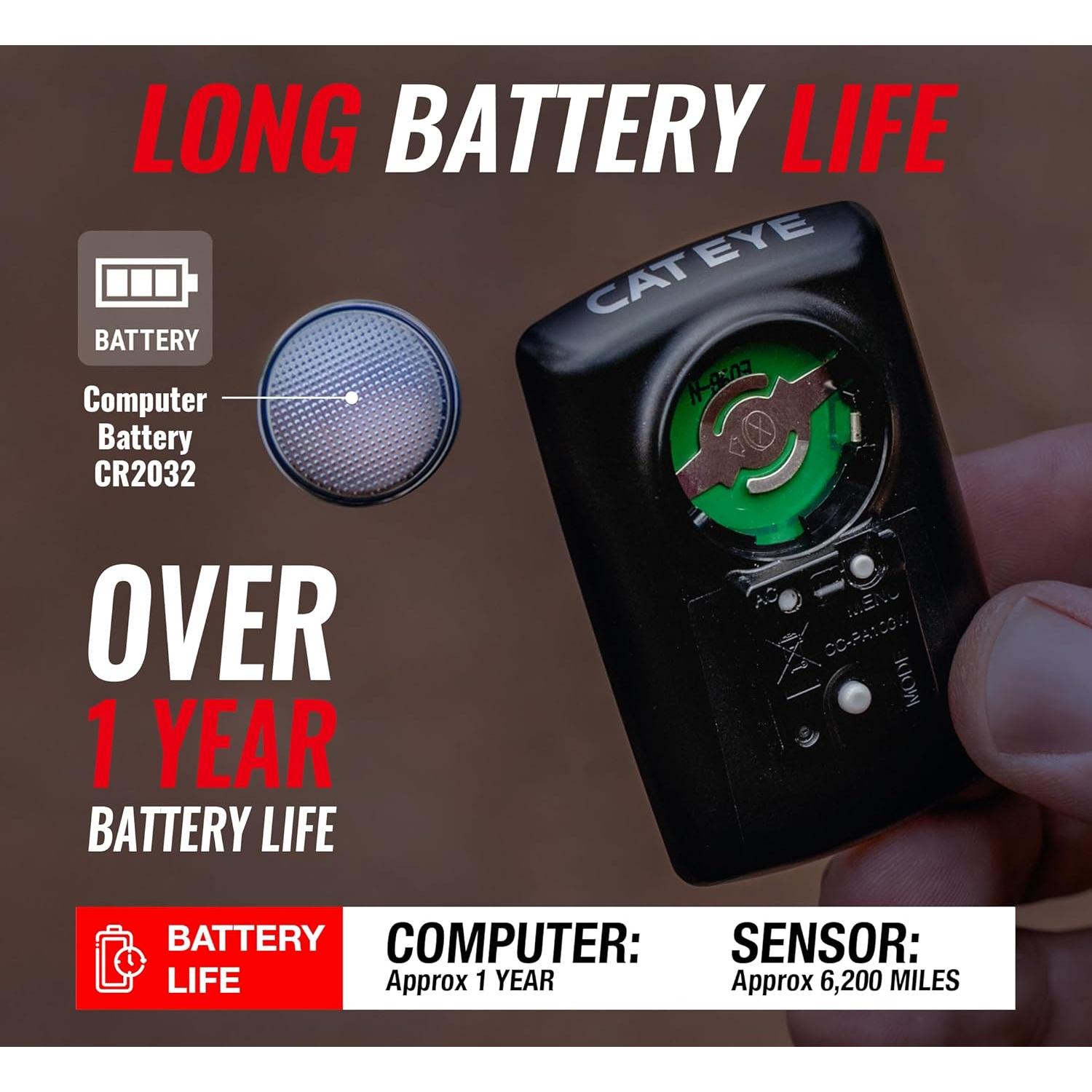 Computadora Inalámbrica CATEYE Padrone para Bicicleta - LCD