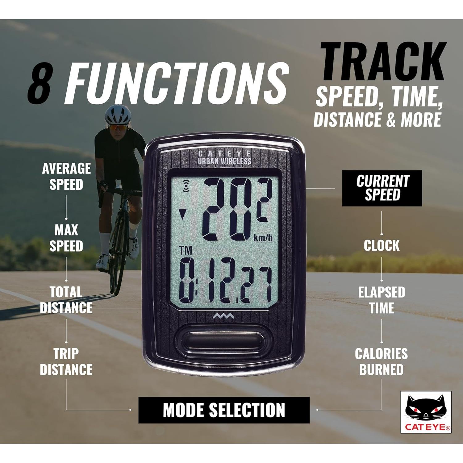 Computadora Inalámbrica CATEYE Urbana - Velocímetro y Odómetro