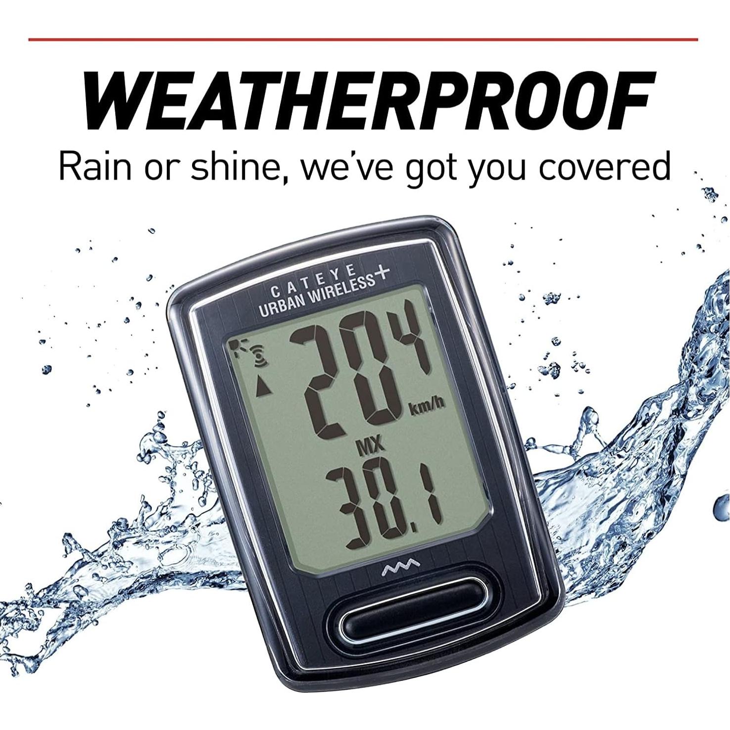 CATEYE Urban Wireless+ Computadora de Bicicleta Inalámbrica