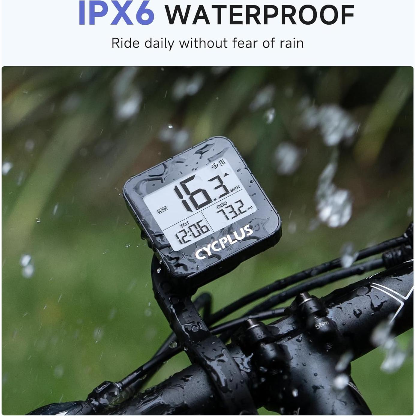 Computadora de Bicicleta GPS CYCPLUS G1 Inalámbrica 50h