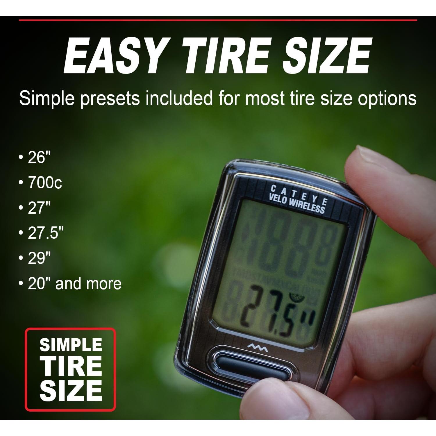 CATEYE Velo Inalámbrica - Ciclocomputador para Bicicleta