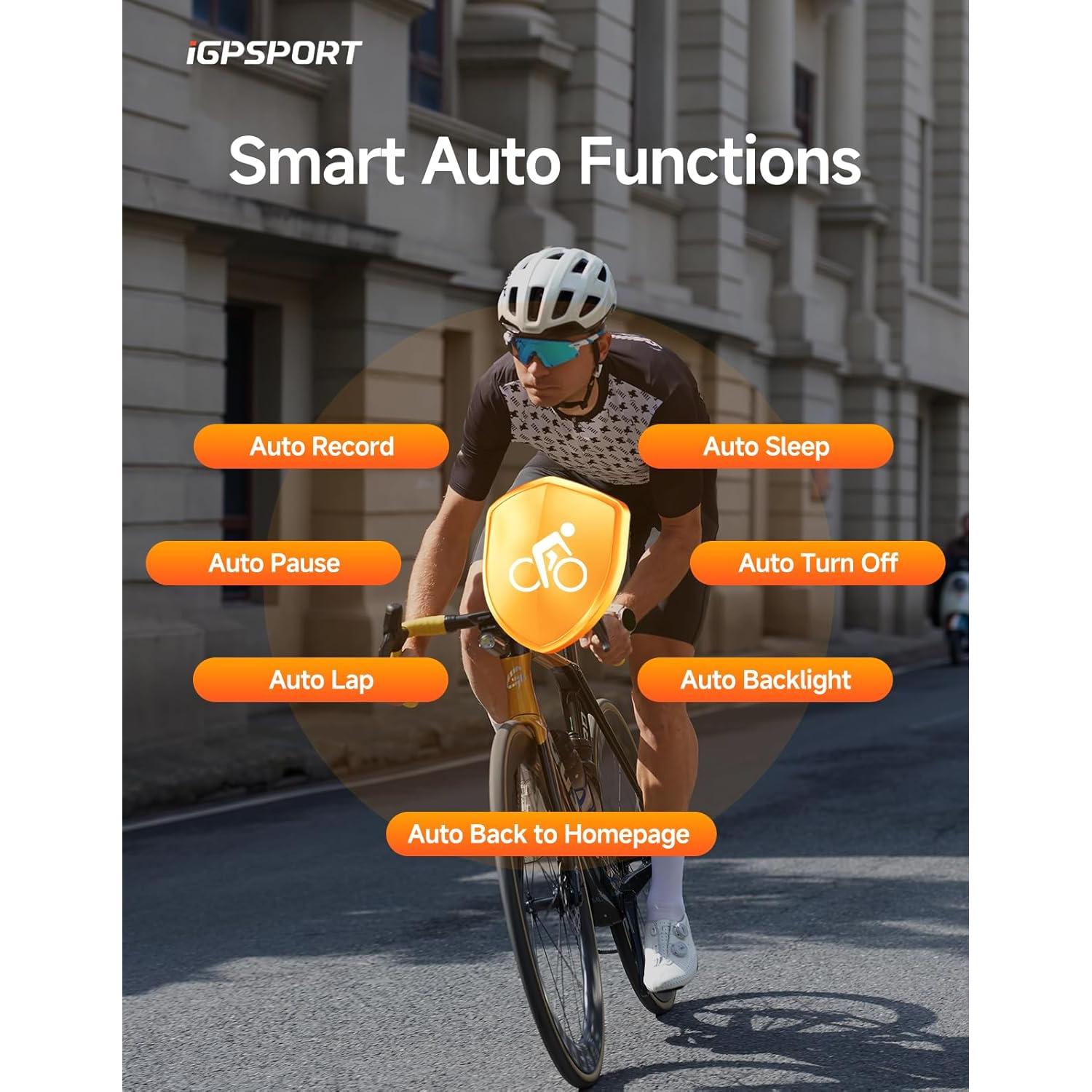 Computadora de Bicicleta GPS iGPSPORT BSC100S 2.6" Inalámbrica