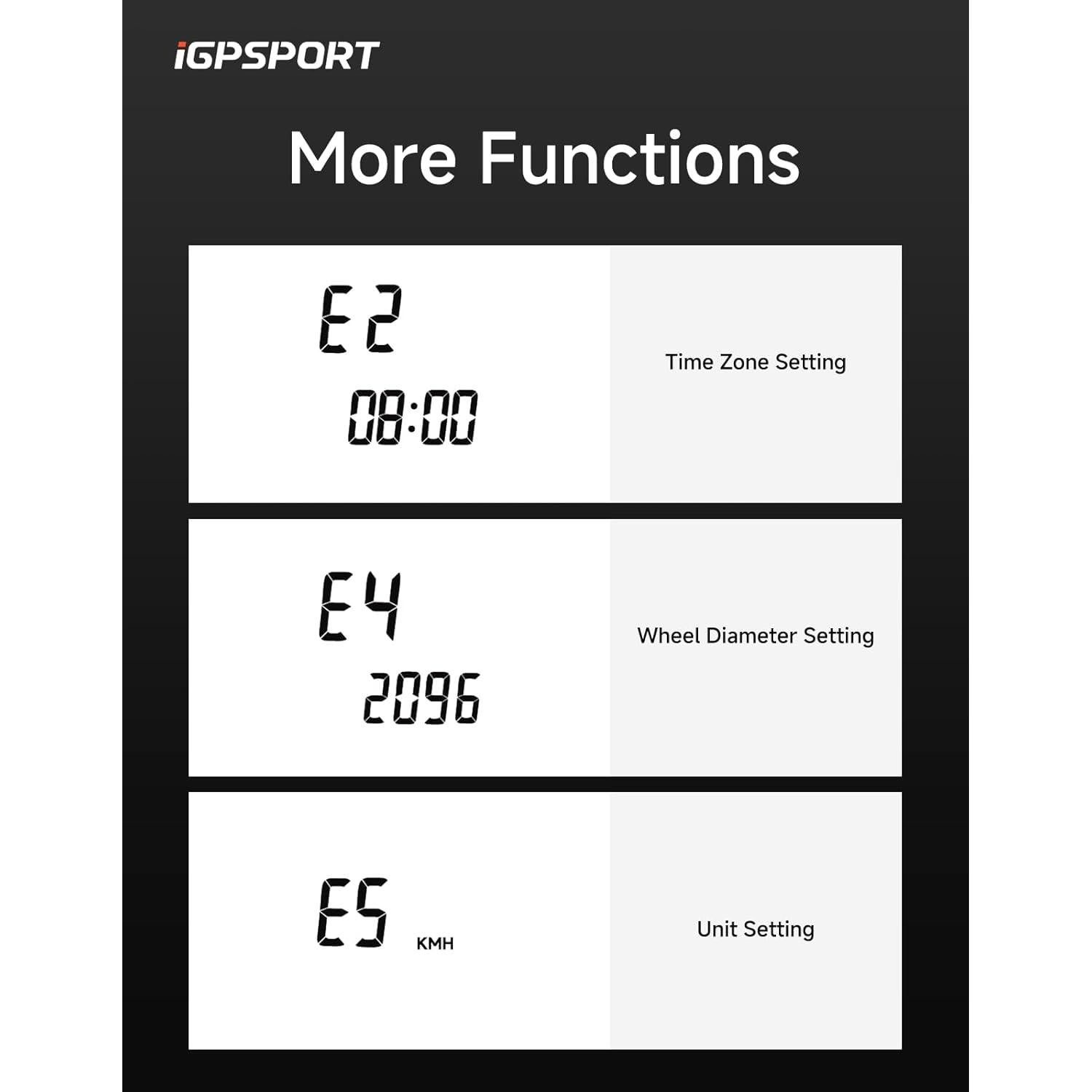 Computadora de Bicicleta GPS iGPSPORT BSC100S 2.6" Inalámbrica