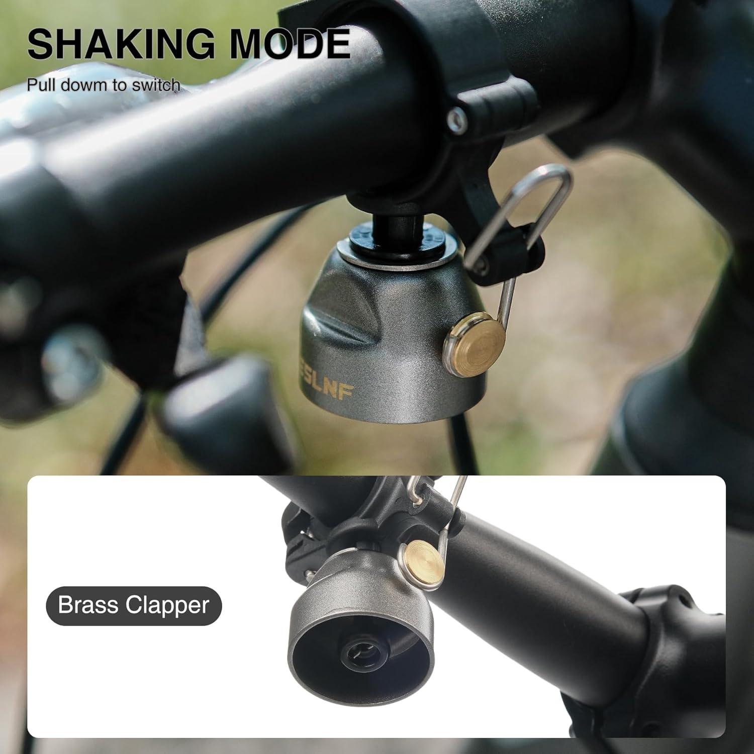 Campana de Bicicleta JJZOUEN Doble Modo Cobre 85dB 68g