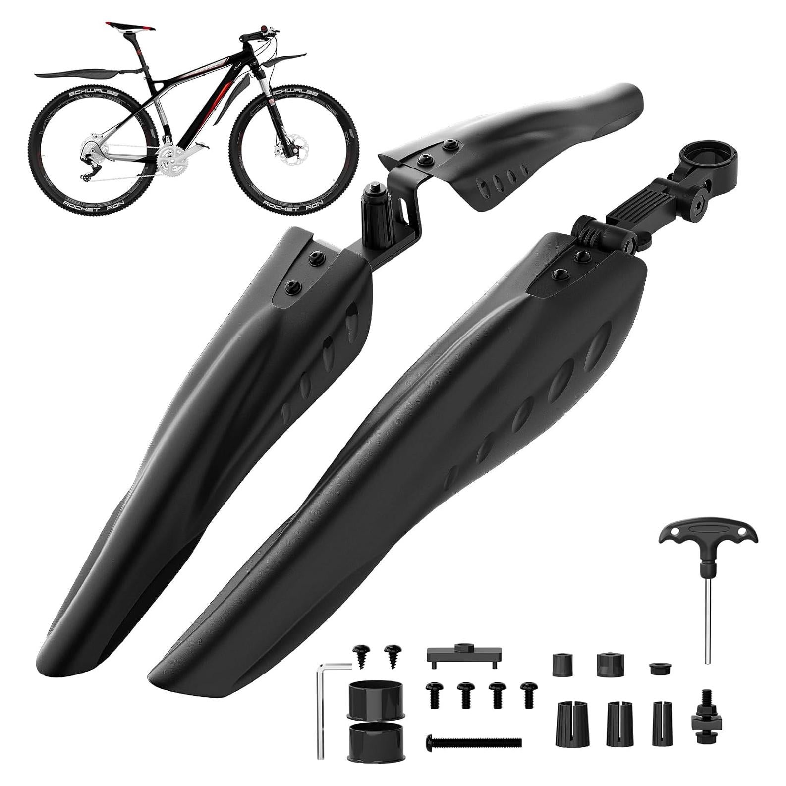 Juego de Guardabarros Ajustables Cooryda para Bicicleta MTB