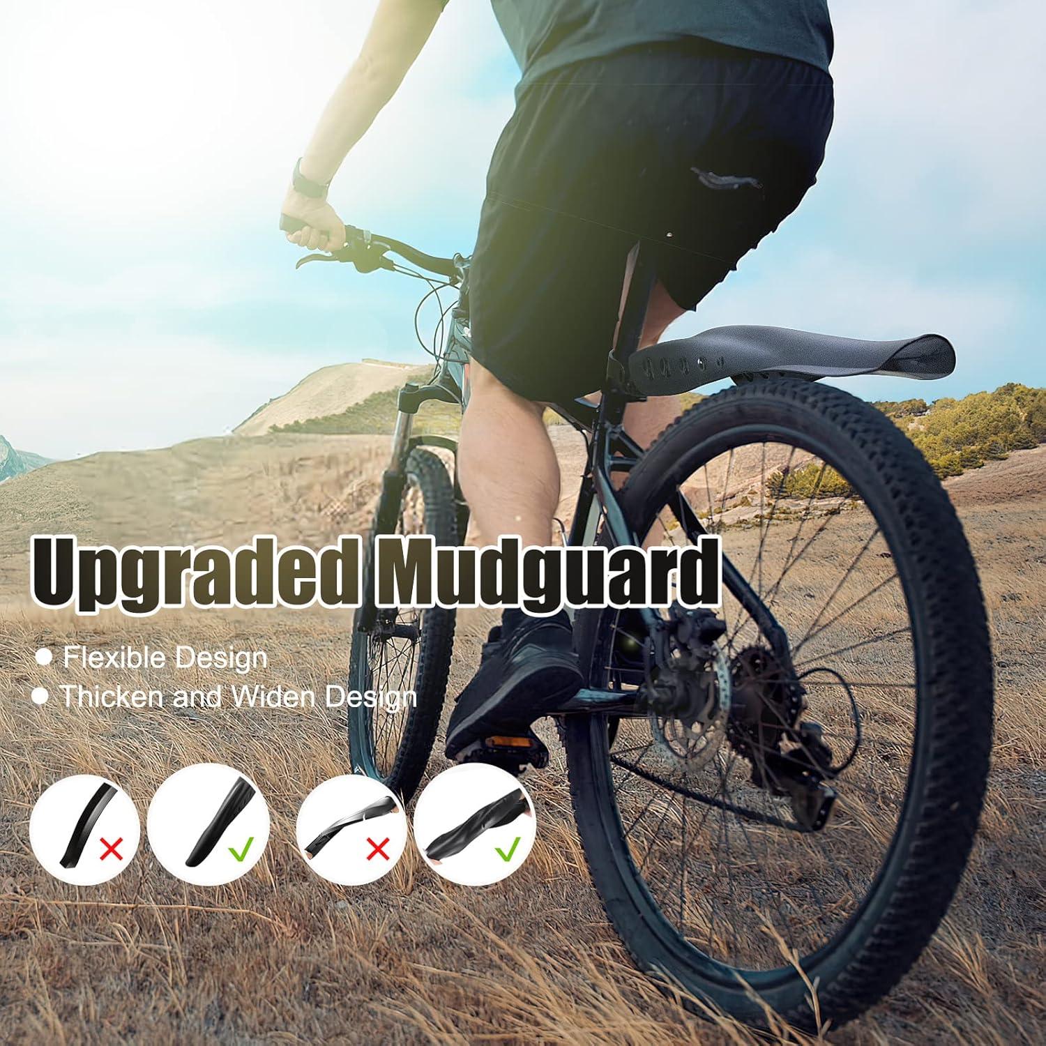 Juego de Guardabarros Ajustables Cooryda para Bicicleta MTB