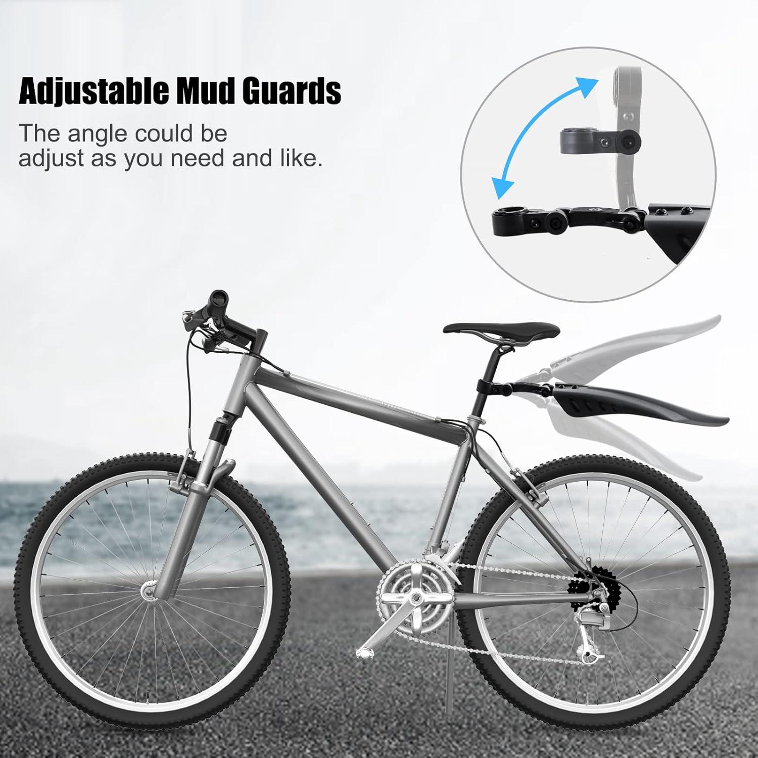 Juego de Guardabarros Ajustables Cooryda para Bicicleta MTB