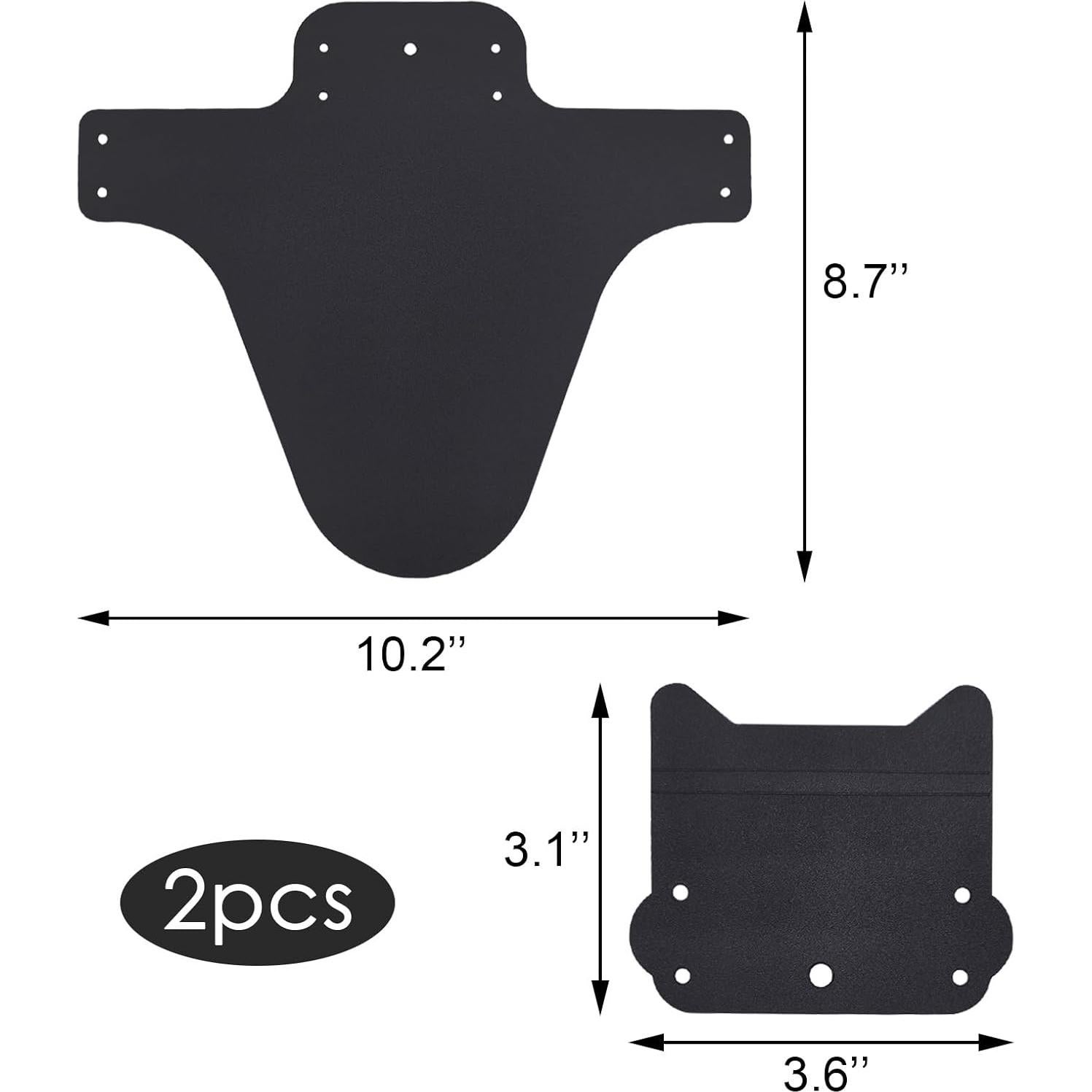 Guardabarros de Bicicleta BlingKingdom 2pcs Universal Negro