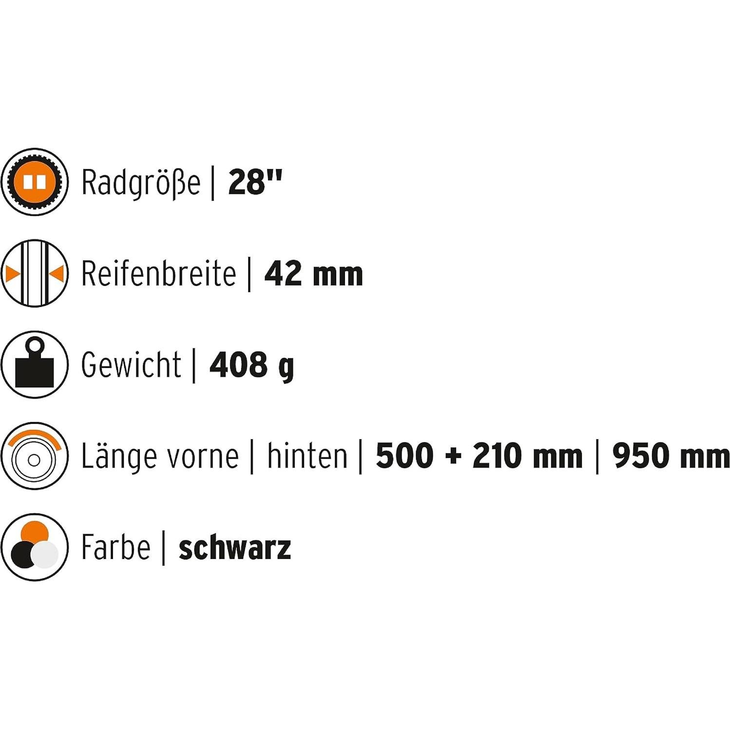 Guardabarros SKS Speedrocker para Bicicleta Gravel 42mm