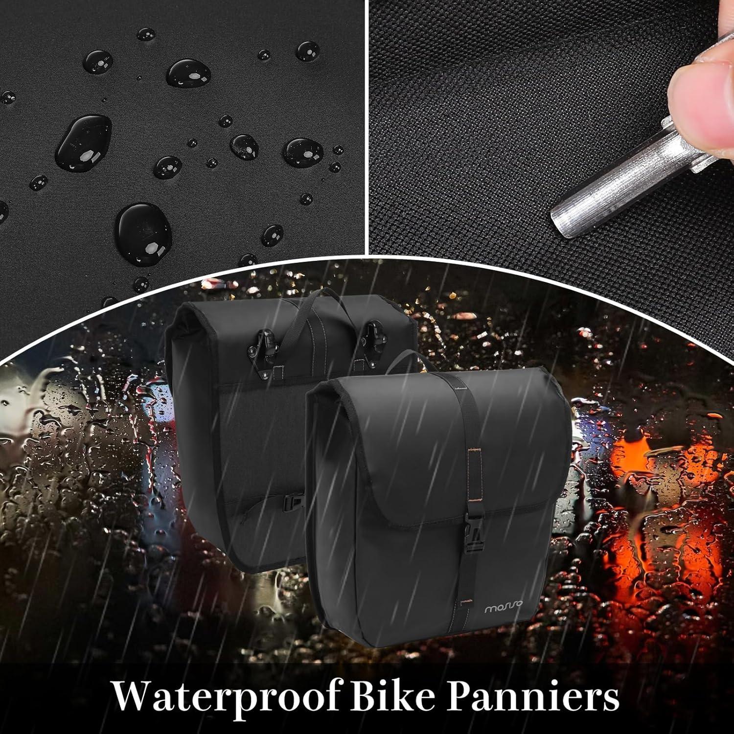 Alforjas Impermeables MOSISO 20L para Bicicleta - 2 Paquetes