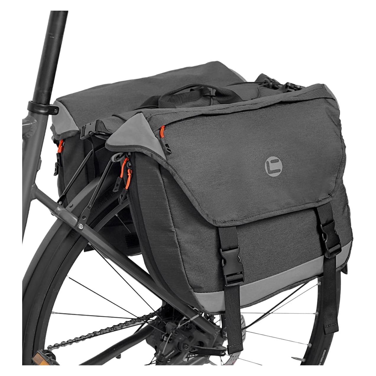Alforjas de Bicicleta Danuosie 25L-35L Impermeables Reflectantes