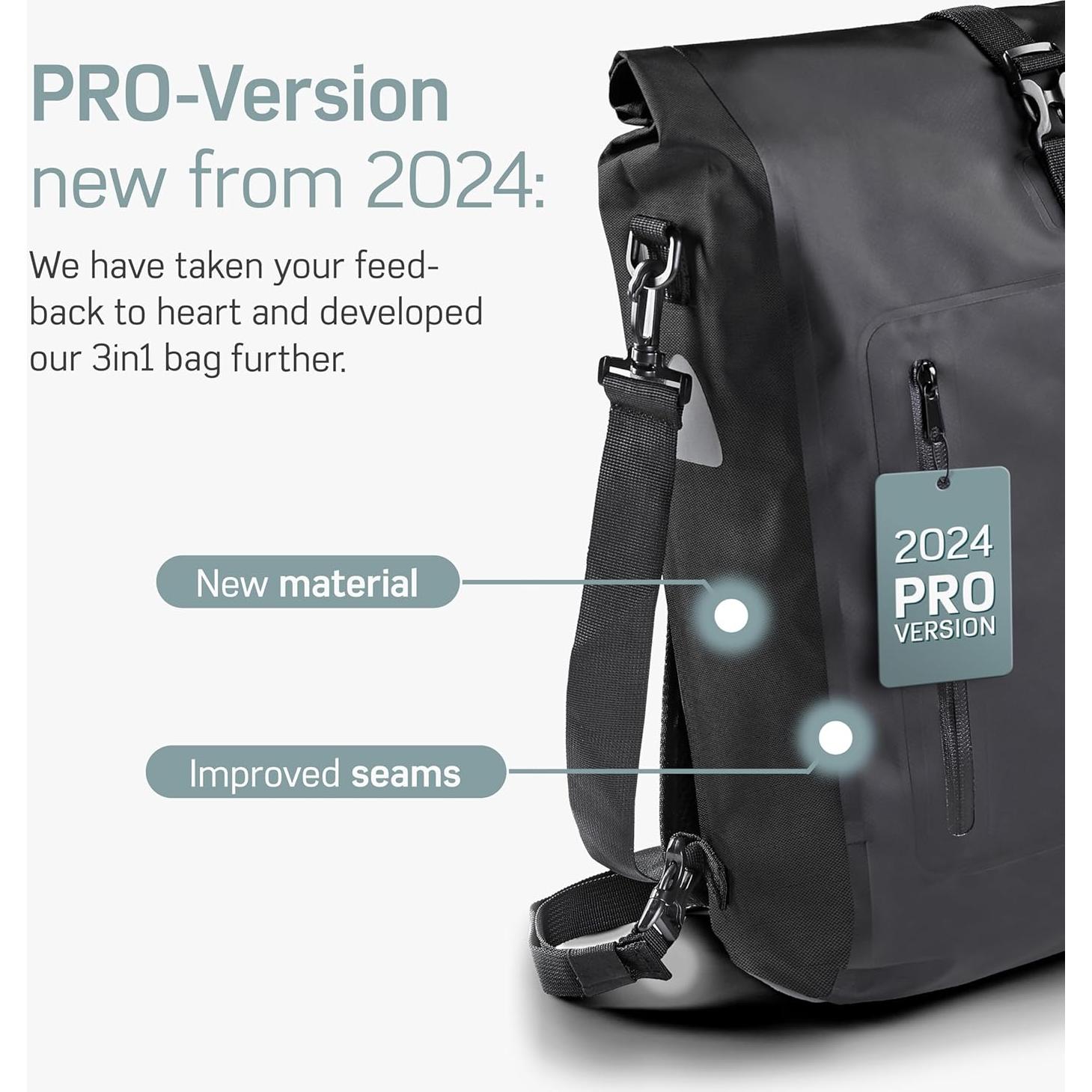 Bolsa para Portabicicletas Borgen 3en1 Pro 25L Impermeable