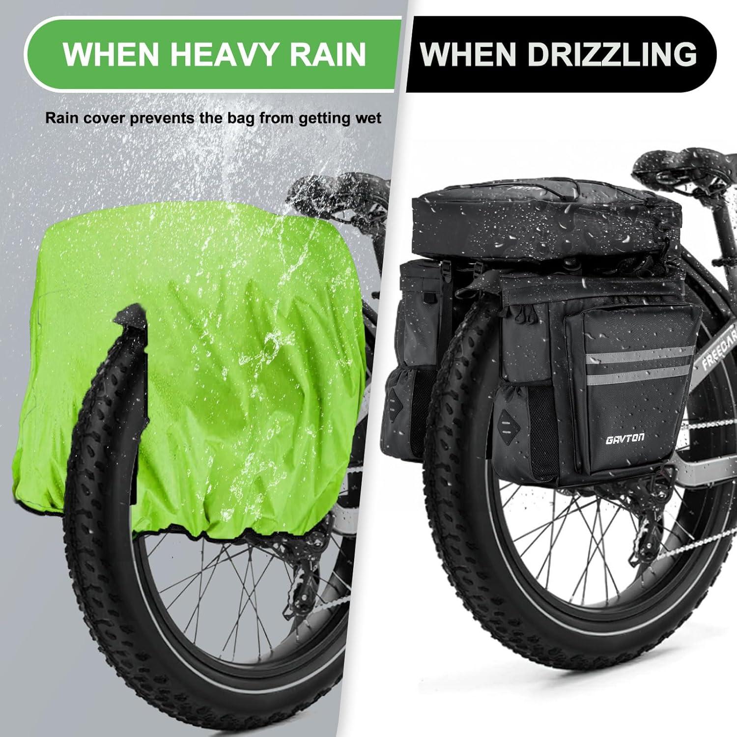 Alforjas para bicicleta GAVTON 3 en 1 50L impermeables