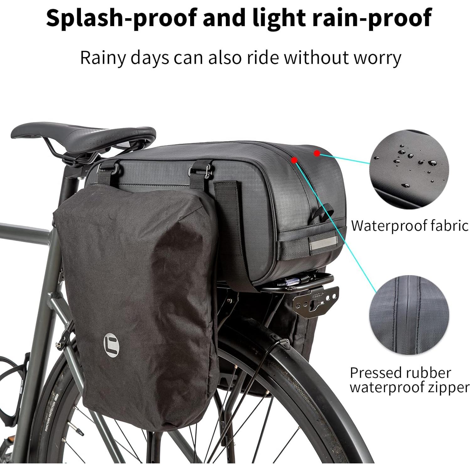 Bolsa de Carga Trasera HuiJuKeJi 26L Impermeable 3 en 1