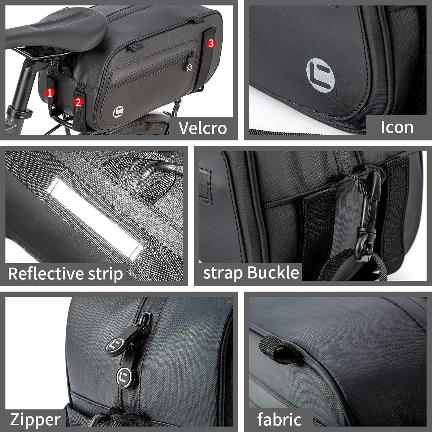 Bolsa de Carga Trasera HuiJuKeJi 26L Impermeable 3 en 1