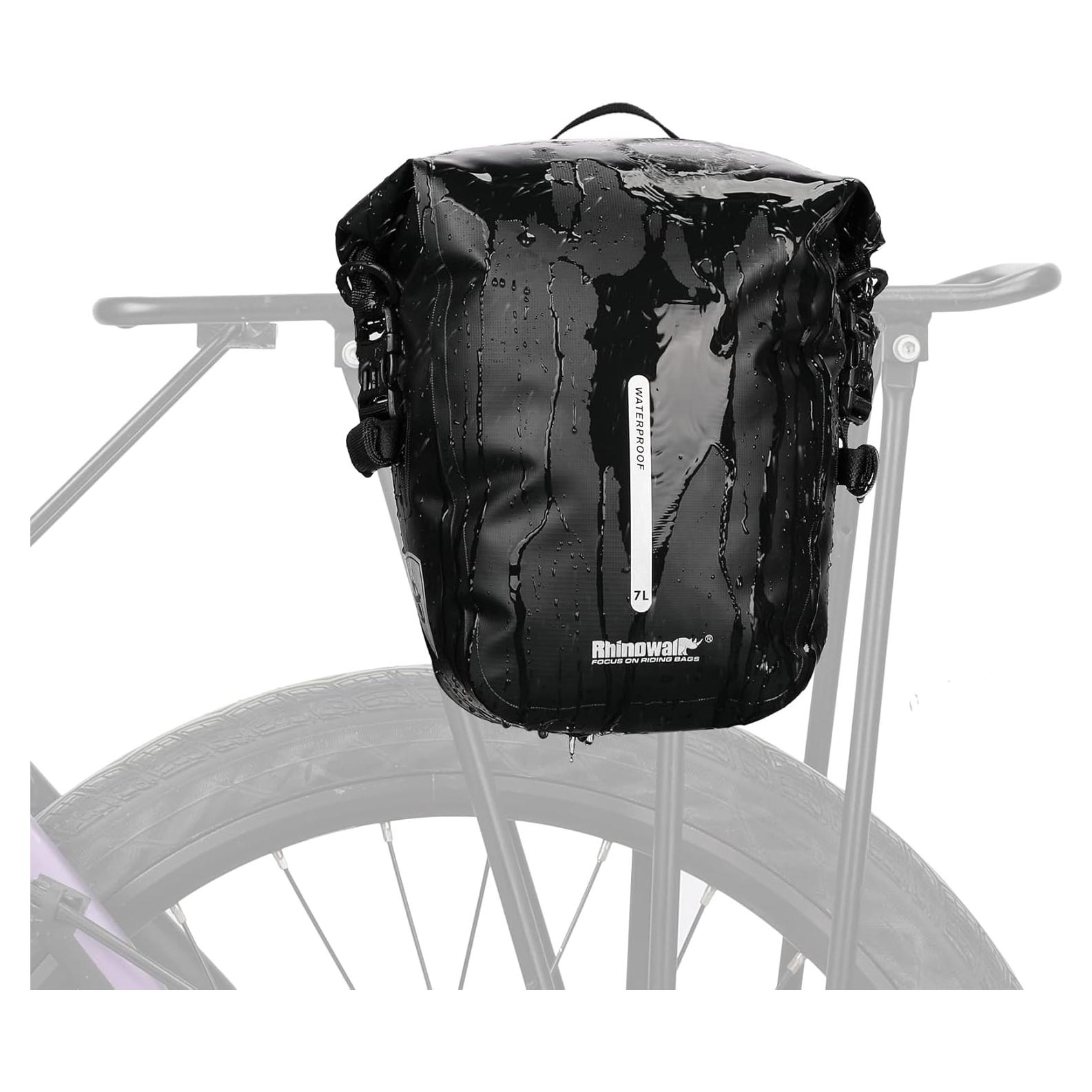 Bolsa de Alforja Impermeable Rhinowalk Y6202B 7L para Bicicleta