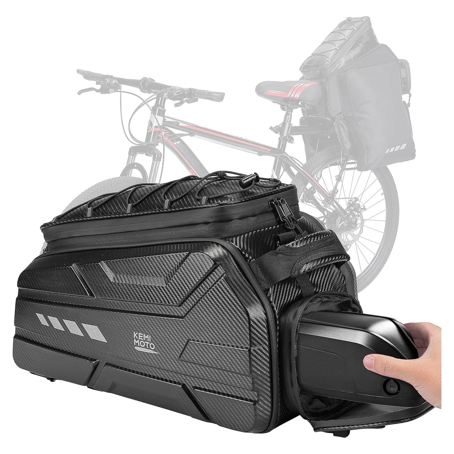 Bolsa de Bicicleta KEMIMOTO 40L con Cubierta Impermeable
